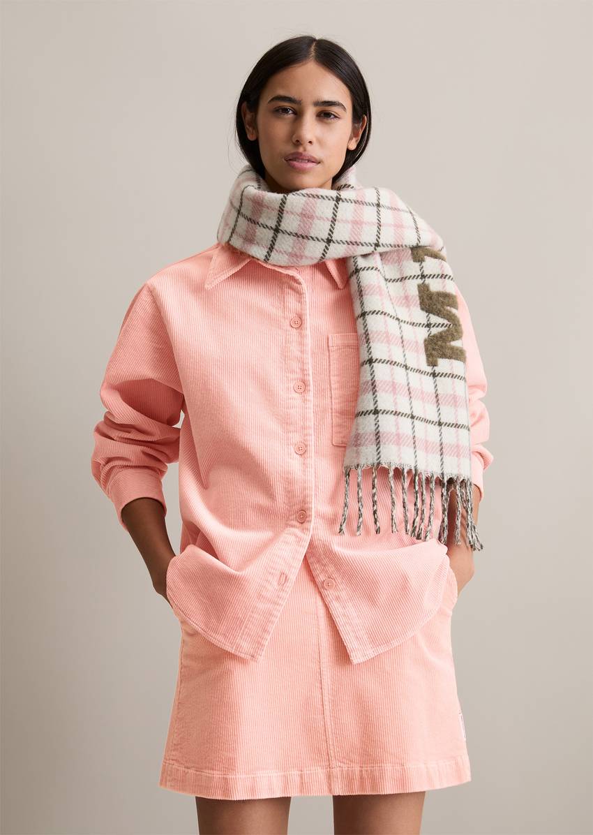 Relaxed blouse made from medium-weight corduroy stretch