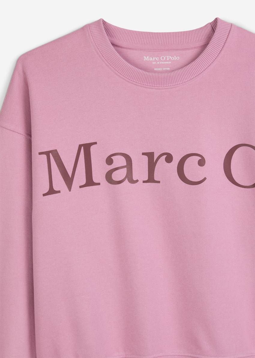 TEENS-GIRLS logo sweatshirt made from organic cotton