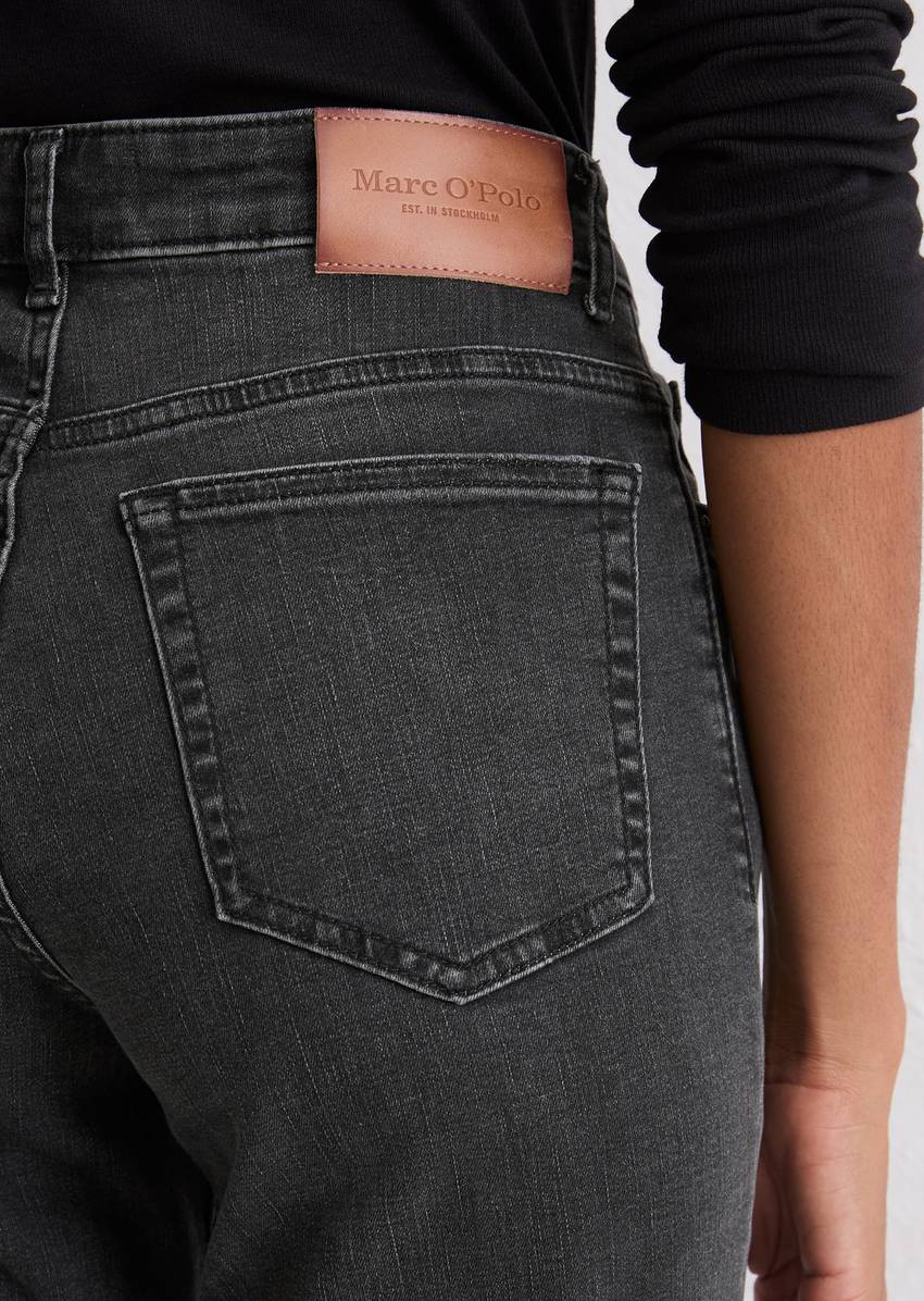 Jeans model Kiruna flared made from organic cotton blend stretch