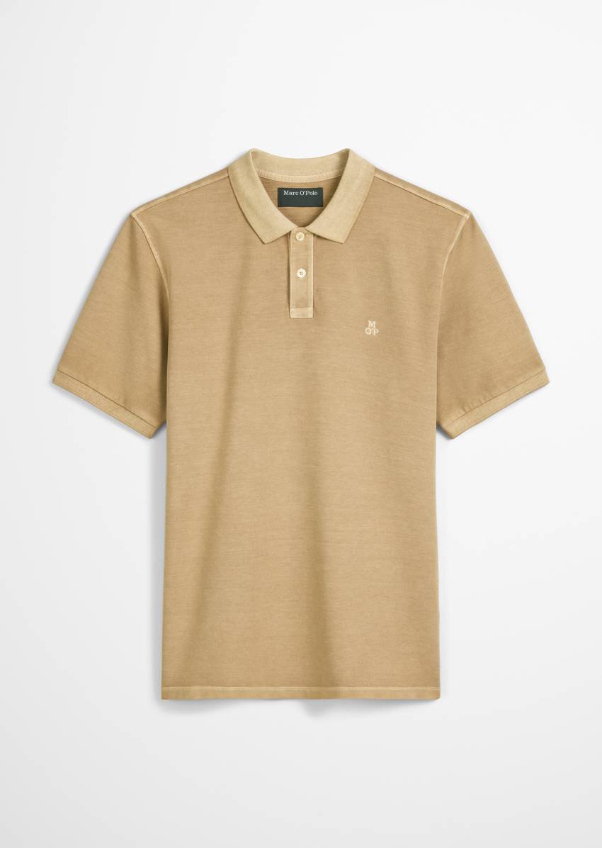 Piqué regular polo shirt made from organic cotton