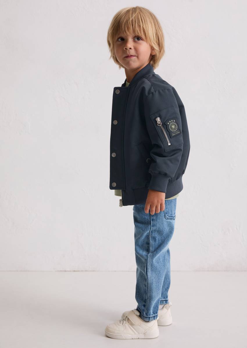 KIDS-BOYS bomber jacket with Marc O'Polo x DFB logo label