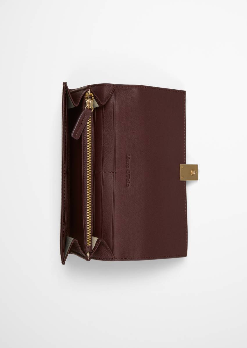 Wallet large made from fine cowhide