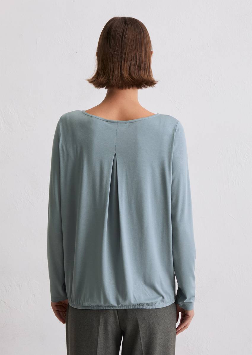 Longsleeve with regular elastic hem from LENZING™ ECOVERO™