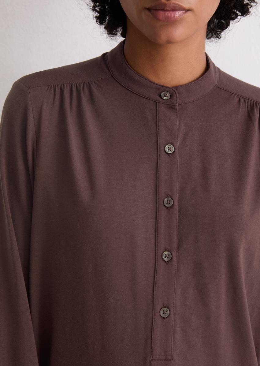 Relaxed jersey blouse with TENCEL™ Modal