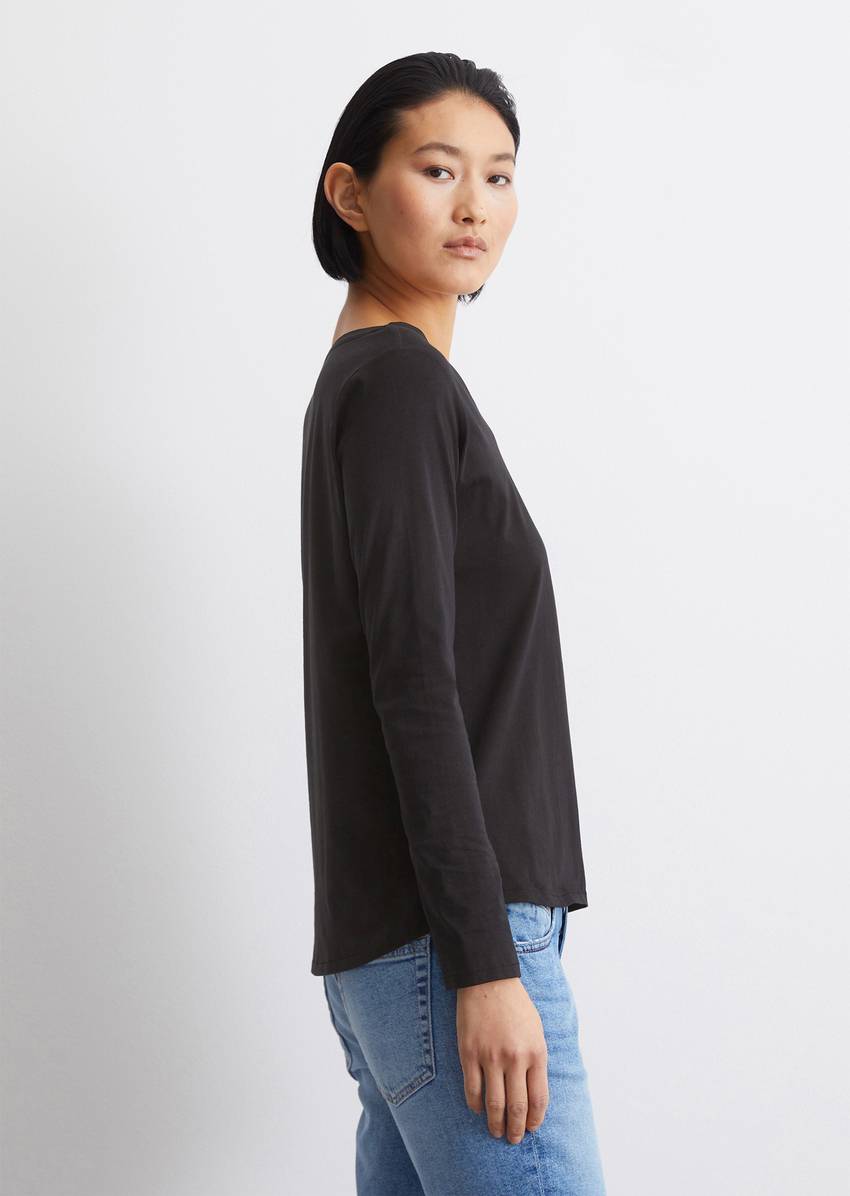 Longsleeve regular in organic cotton fabric