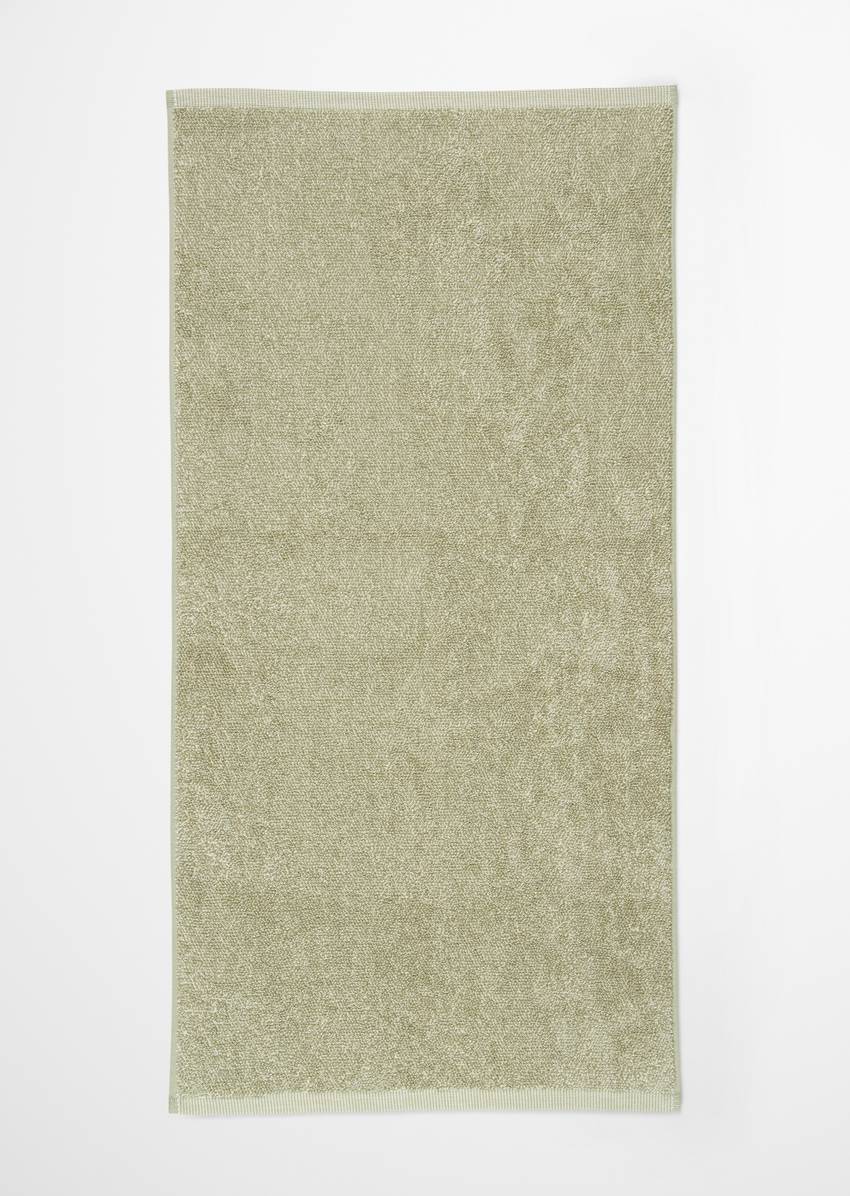 Towel model Timeless melange made from organic cotton terry