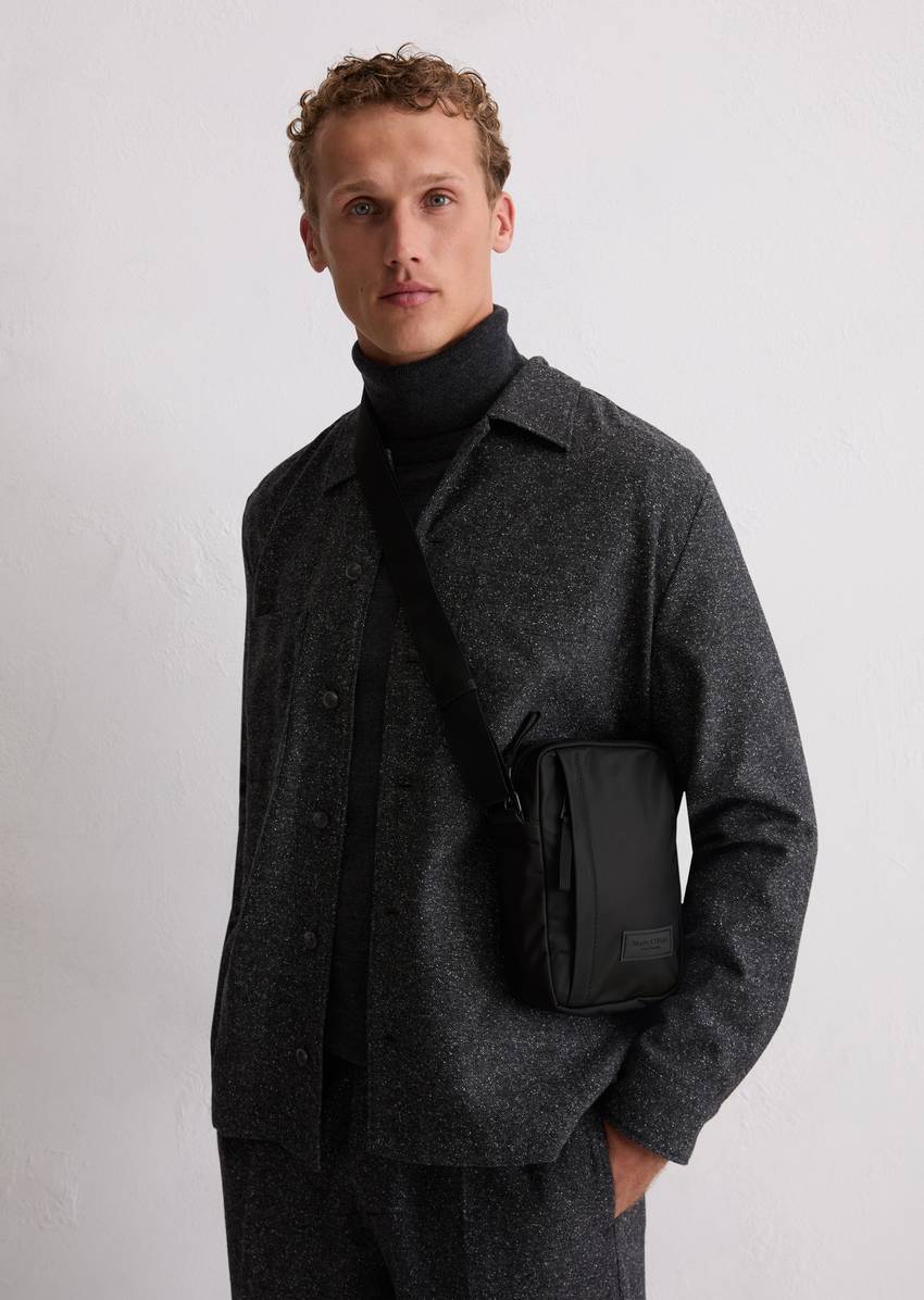 Shoulder bag small made from recycled material