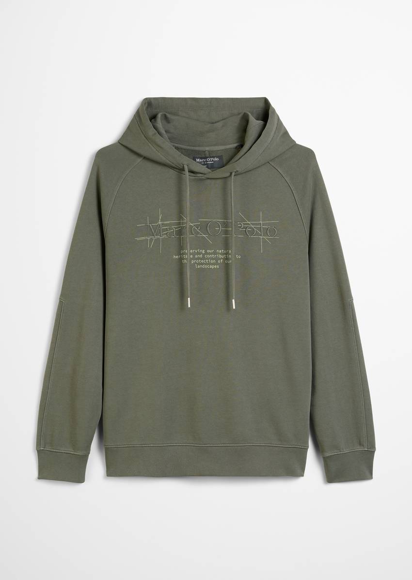 Hoodie regular made from recycled cotton