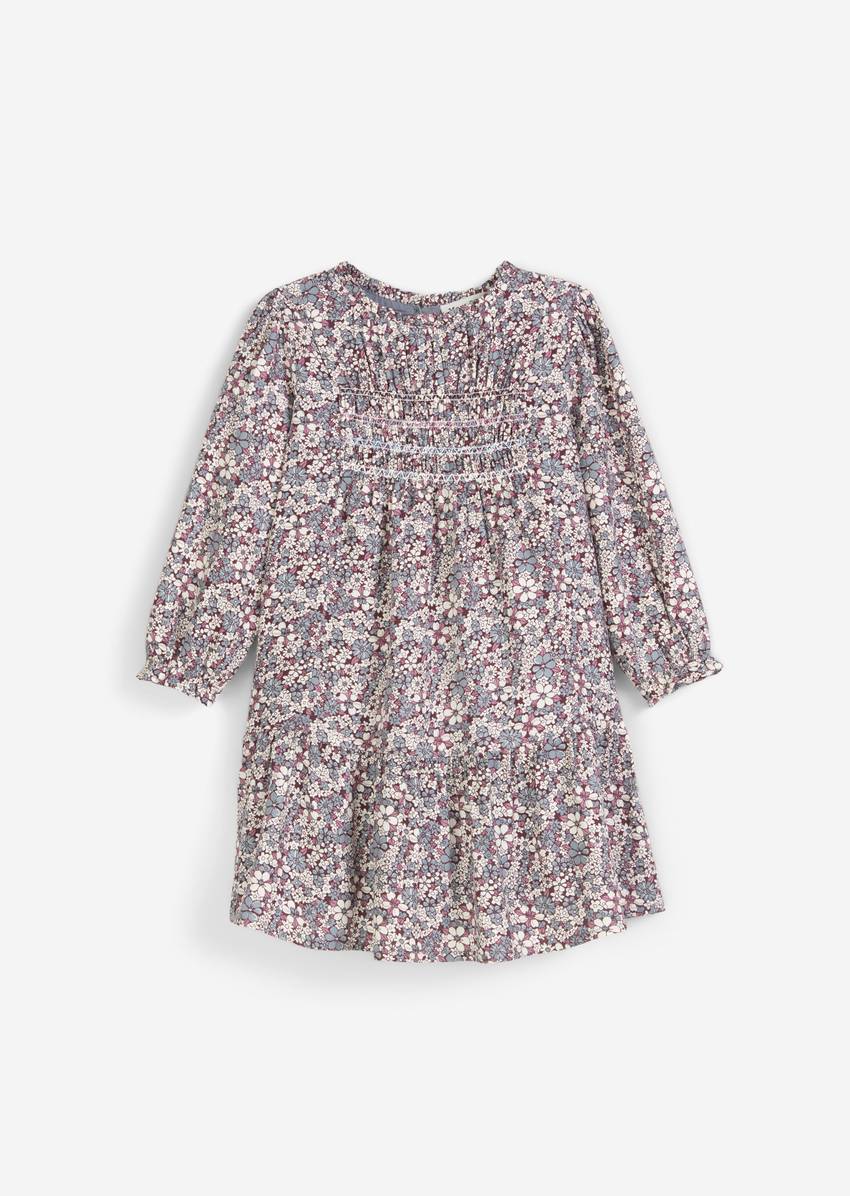 KIDS-GIRLS dress with a delicate floral print