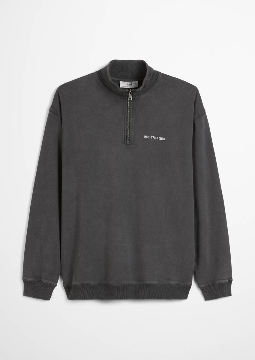 Troyer relaxed made from soft touch organic cotton sweat