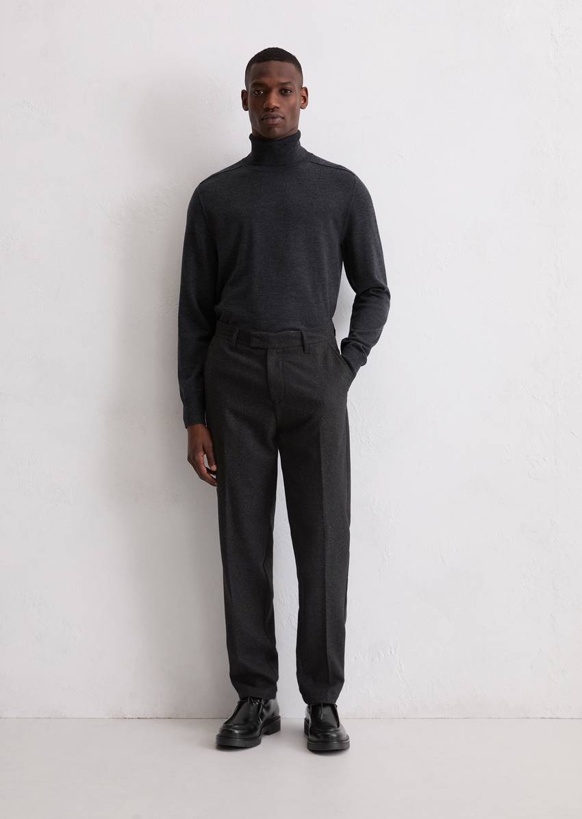 Trousers model Belsbo made from an Italian sheep's wool mix