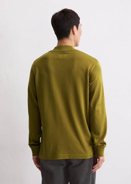 DfC stand-up collar longsleeve regular made from heavyweight organic cotton jersey