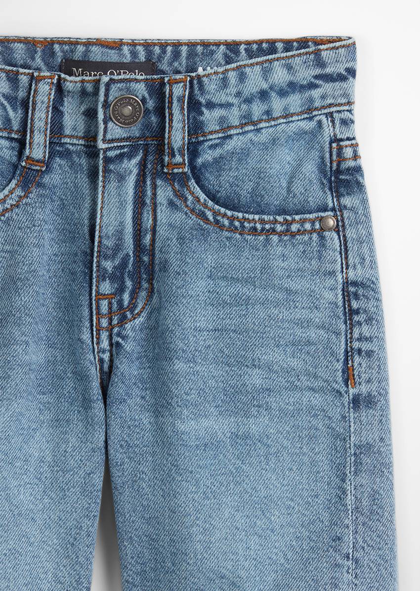 KIDS-BOYS denim shorts made from pure organic cotton