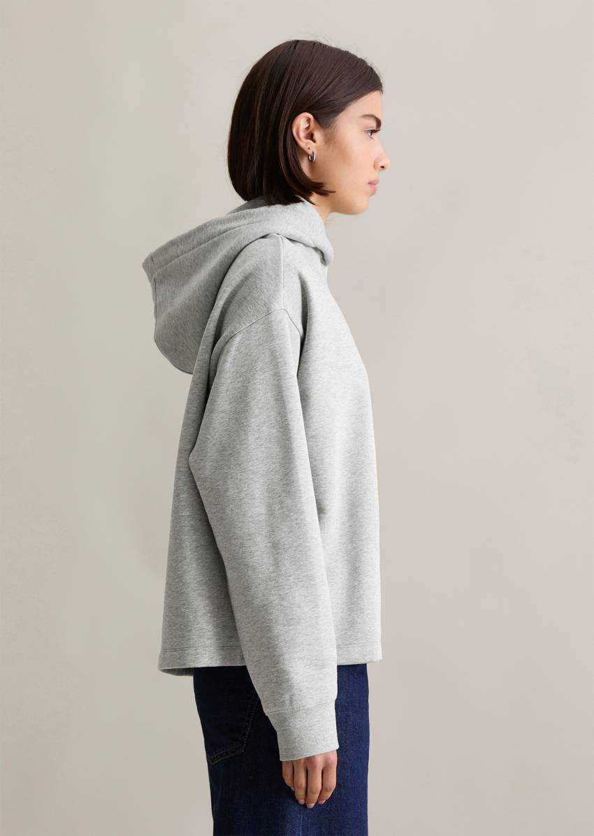 Hoodie regular made from a soft organic cotton blend