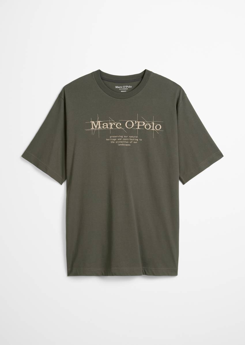 T-shirt regular made from pure organic cotton