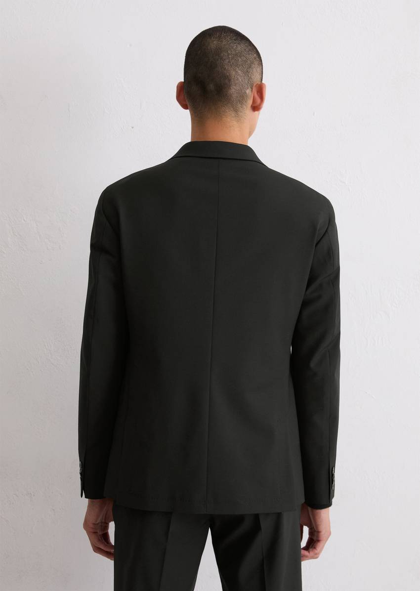 Jacket shaped made from Technical Wool Blend