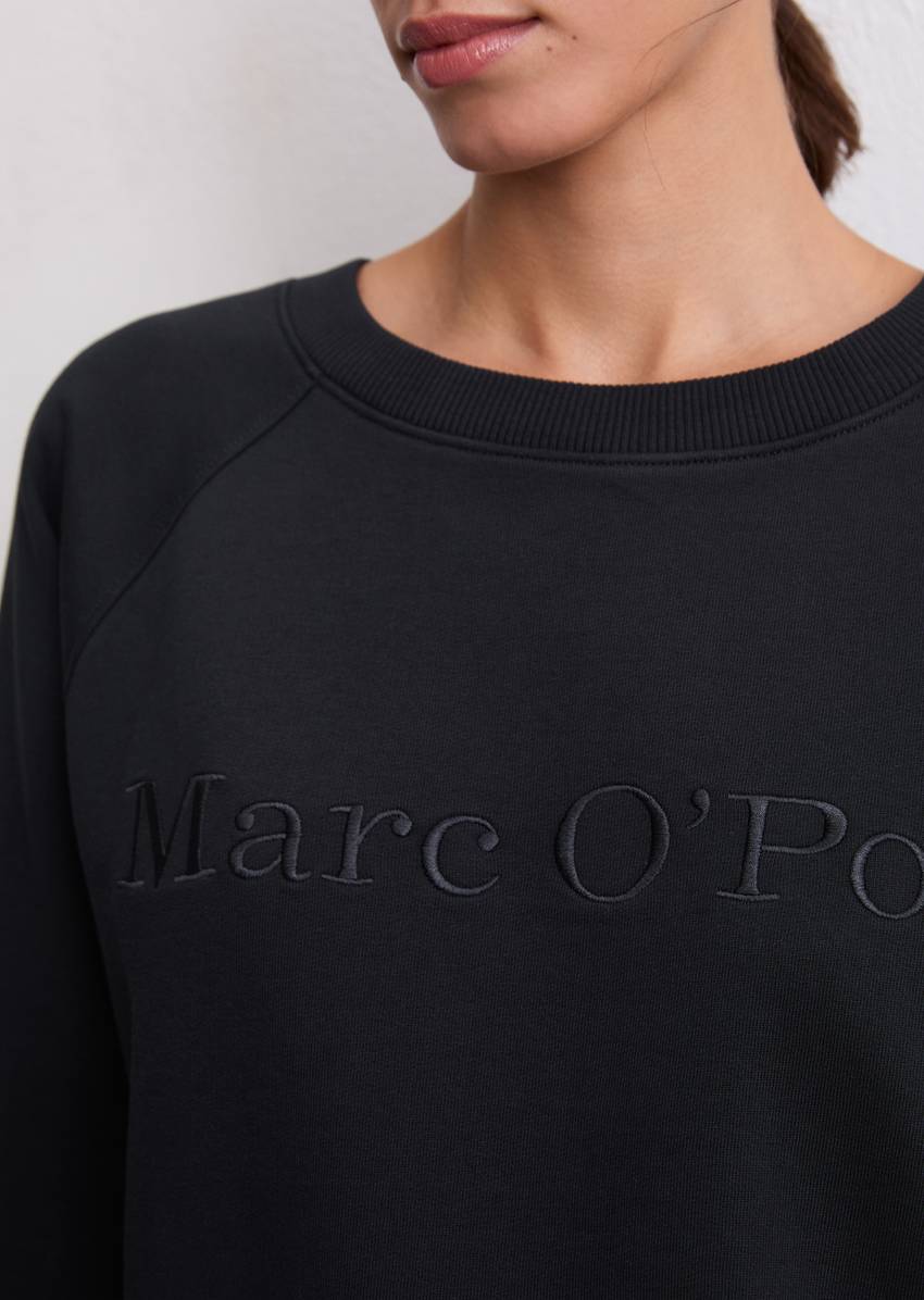 Logo sweatshirt relaxed made from organic cotton