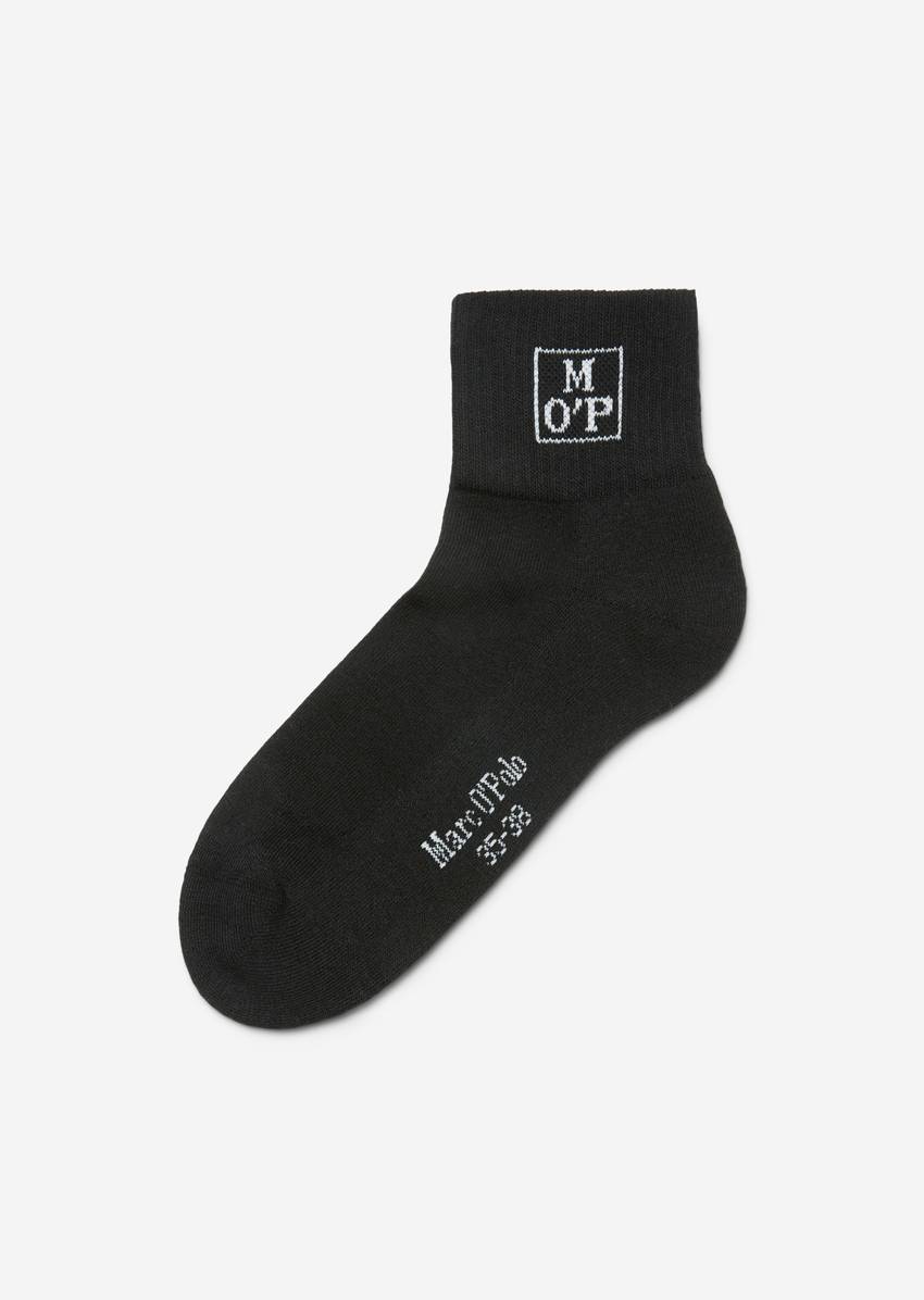 Sporty quarter socks in a pack of two