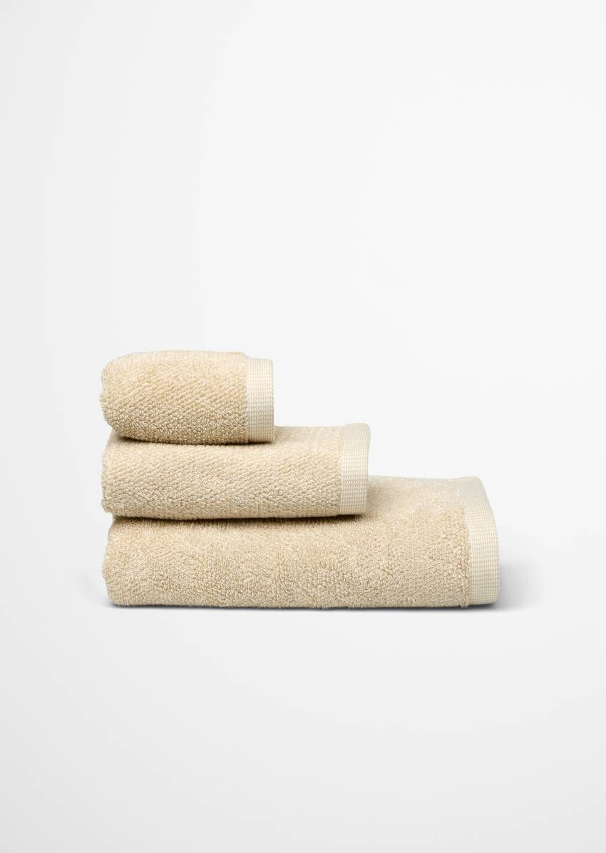 Towel model Timeless melange made from organic cotton terry