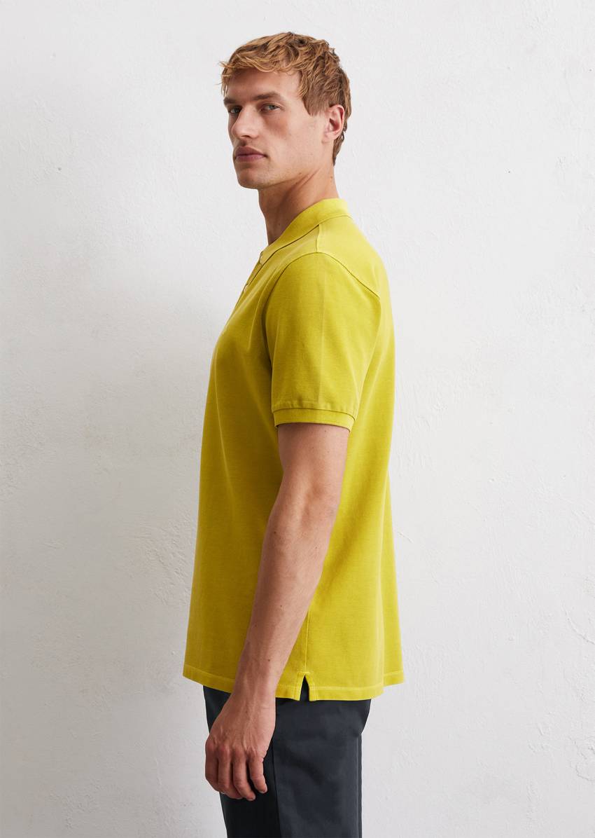 Piqué regular polo shirt made from organic cotton