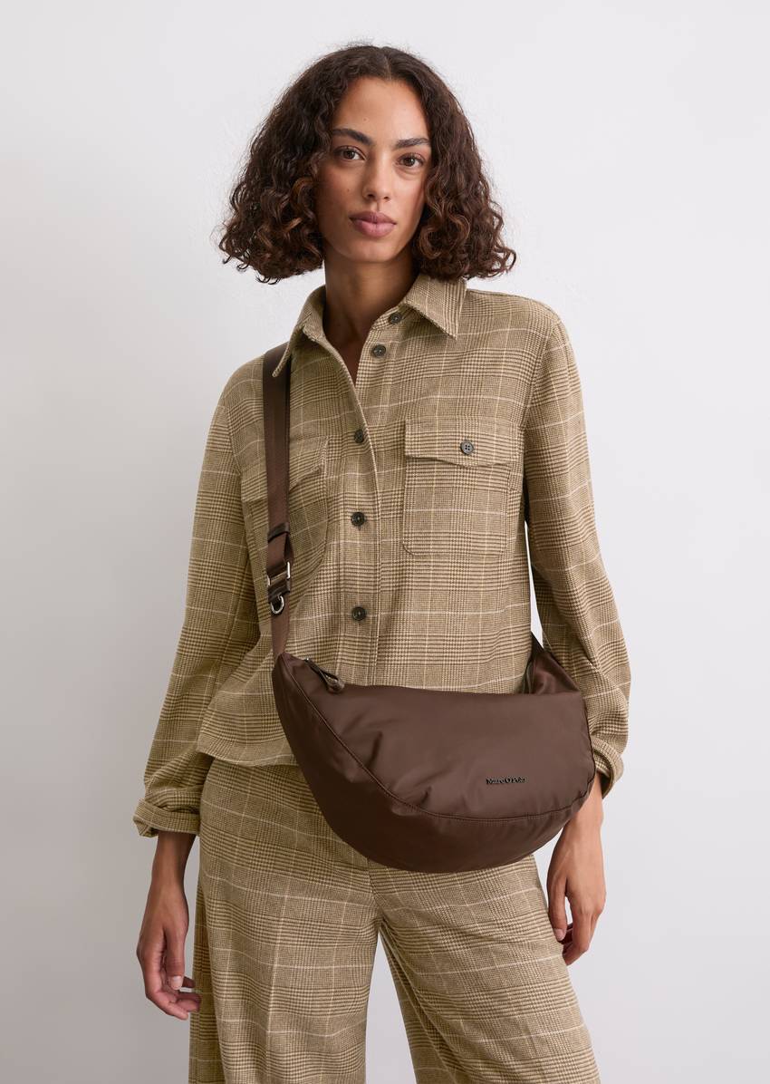 Shoulder bag small Made from water-repellent material