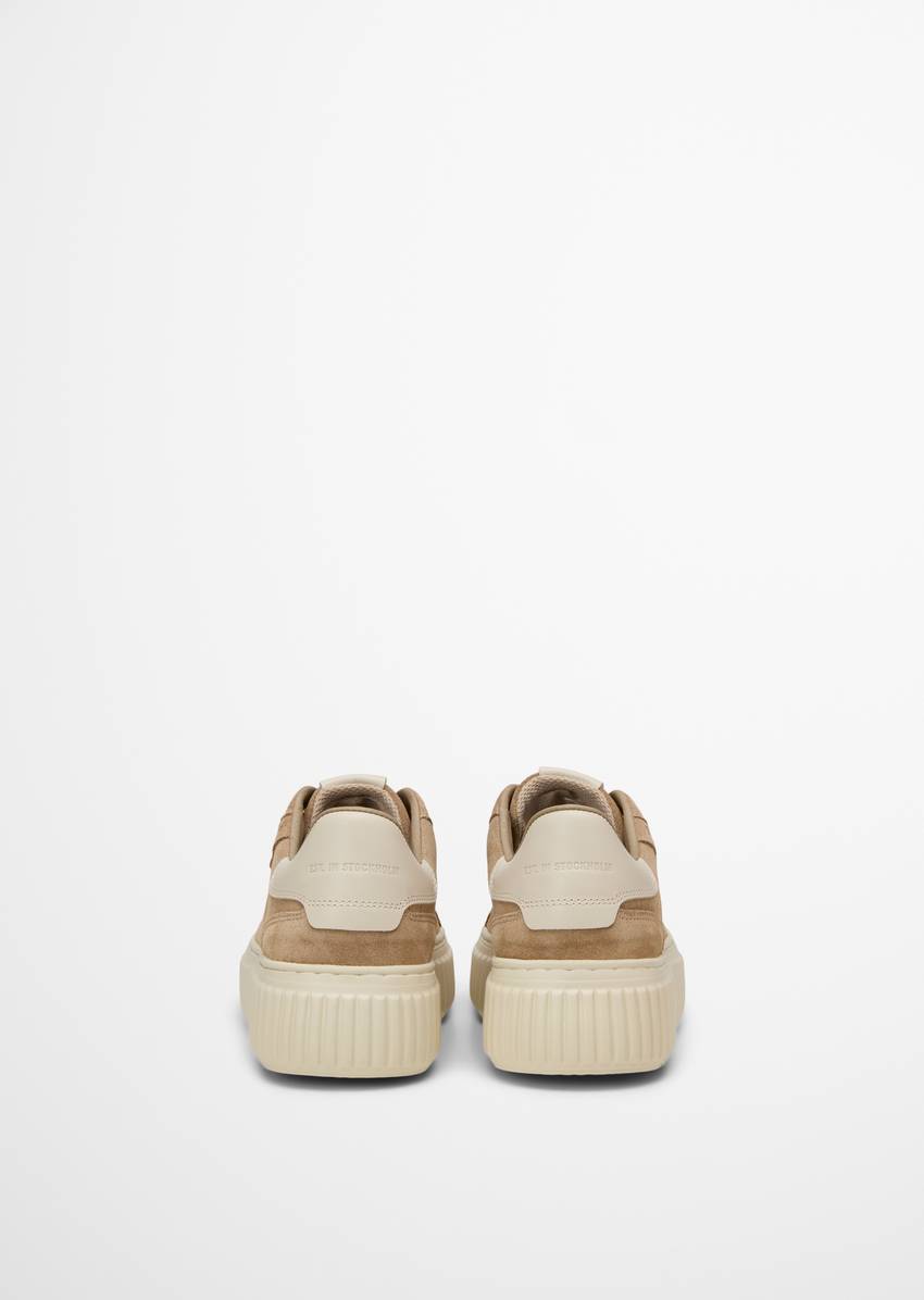 Sneaker made from suede