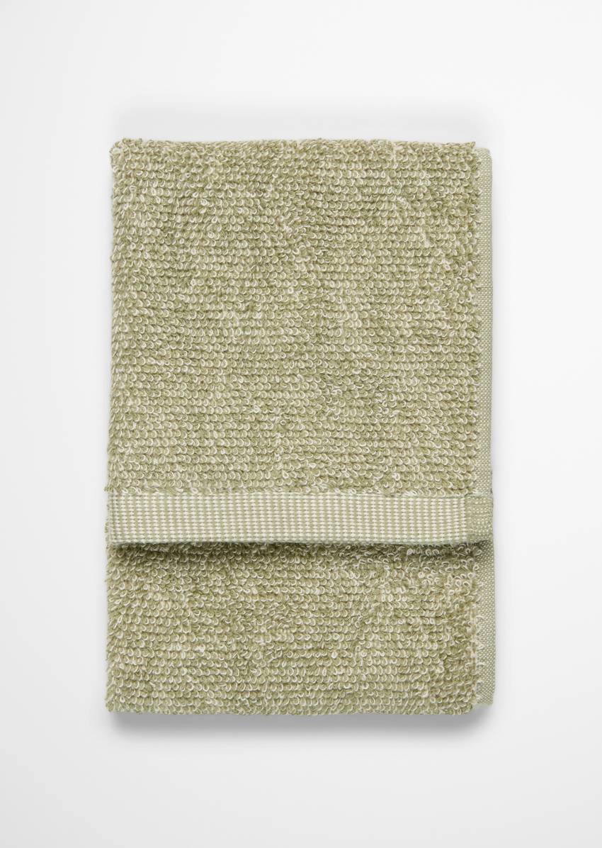 Guest towel model Timeless melange made from pure organic cotton