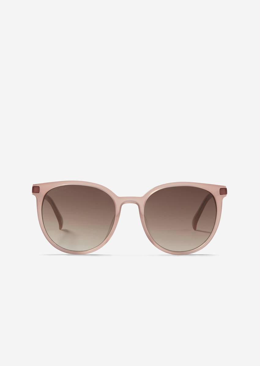 Women's sunglasses made from organic acetate and metal