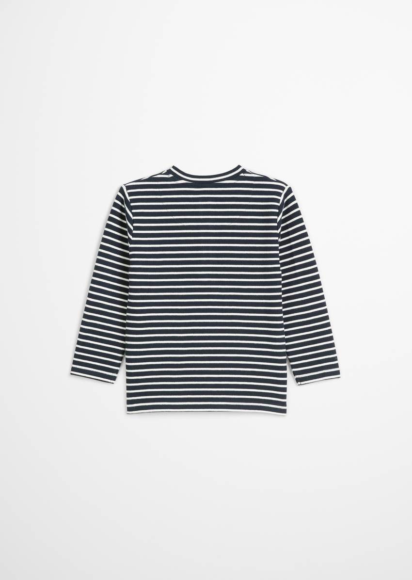 KIDS-BOYS longsleeve with yarn-dyed striped pattern