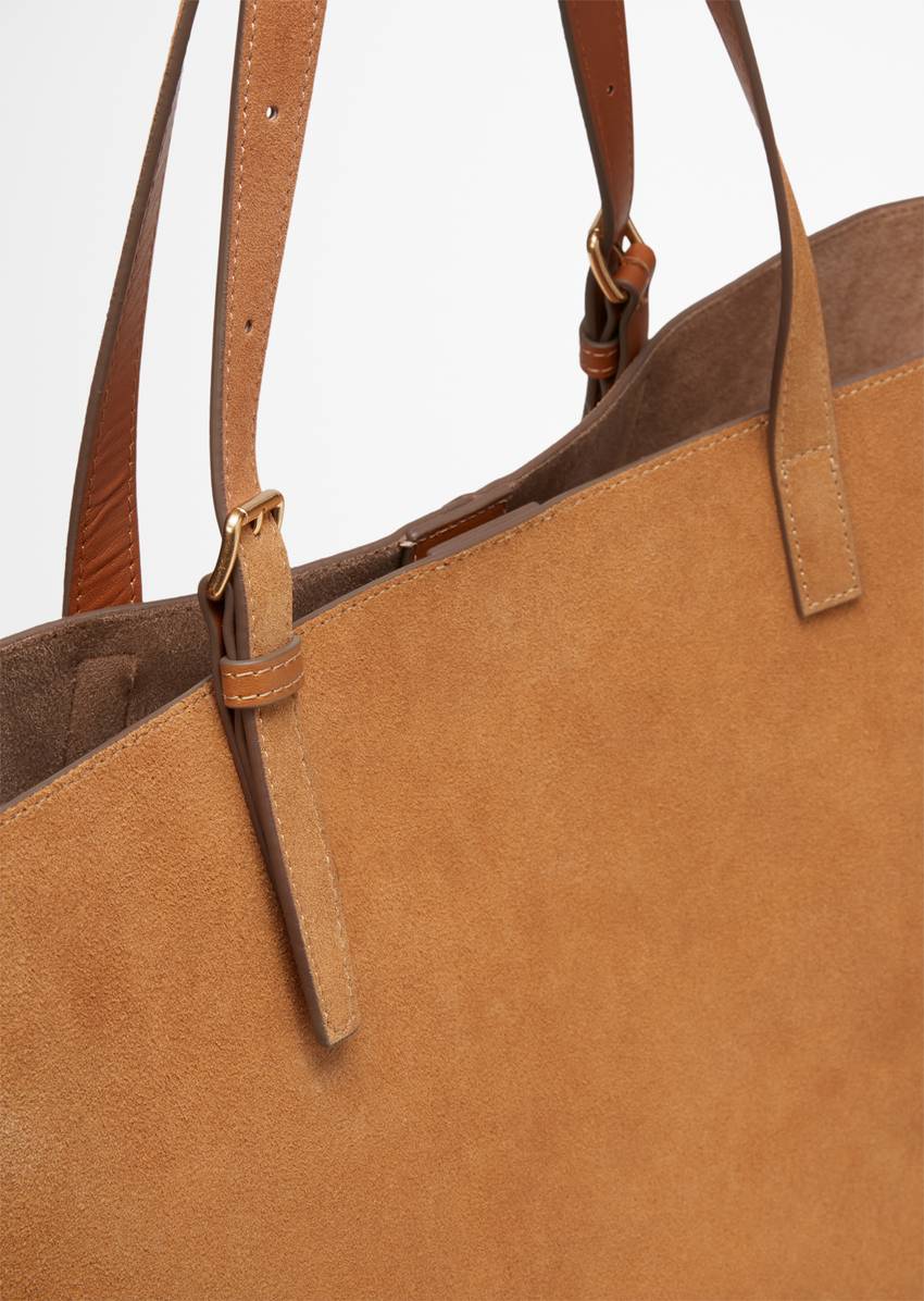 Shopper large with removable inner pouch