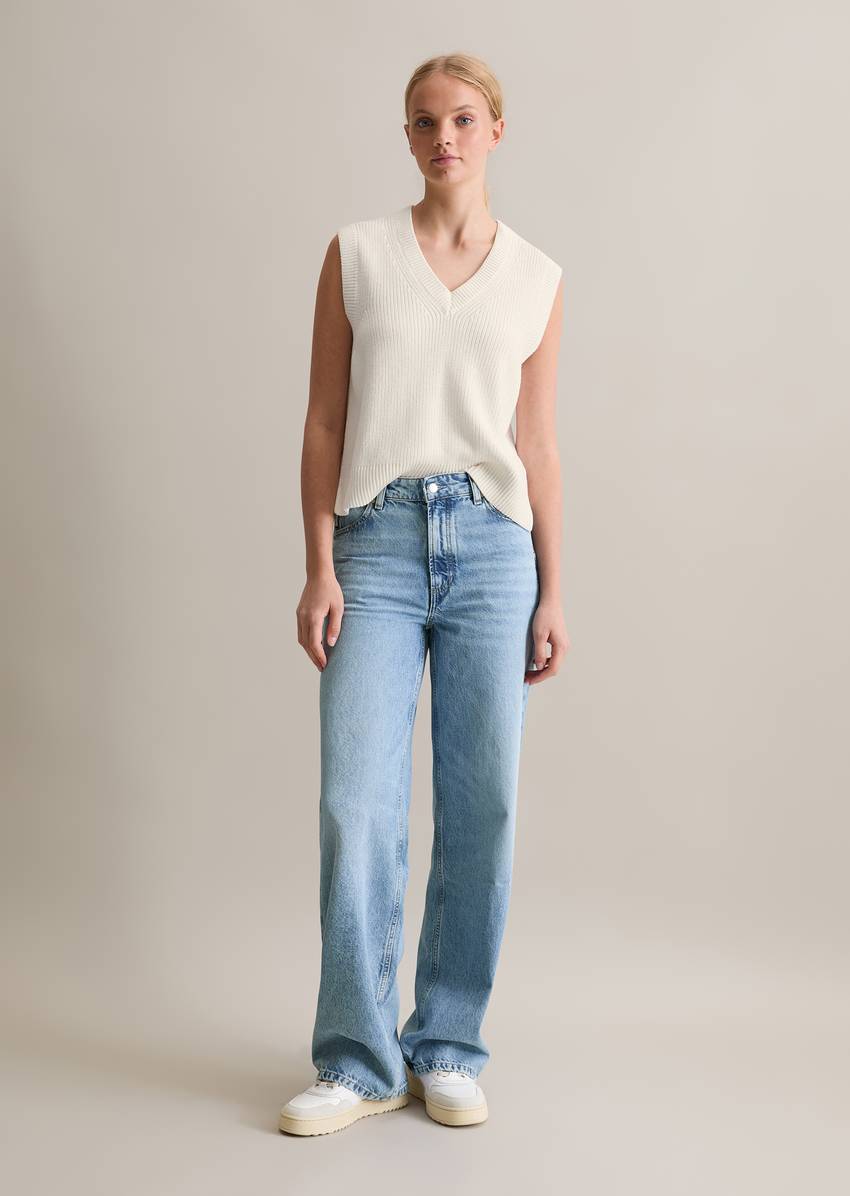 Jeans model Tomma wide Made from lightweight organic cotton