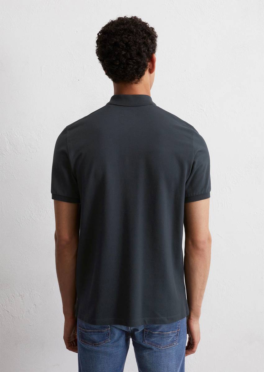Piqué regular polo shirt Made of pure organic cotton