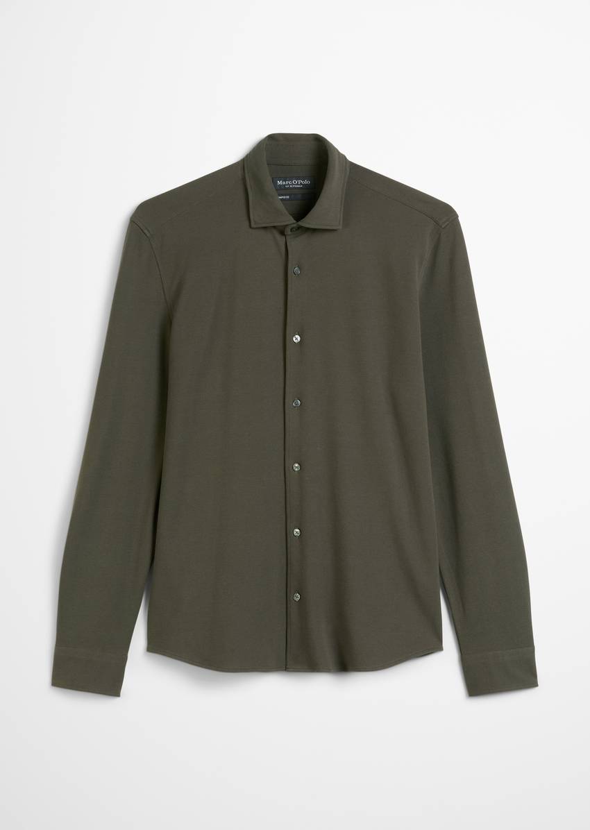 Shirt shaped made from organic cotton piqué