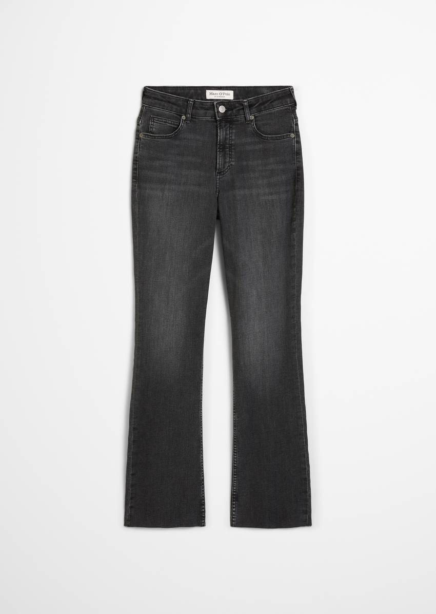 Jeans model Kiruna flared made from organic cotton blend stretch