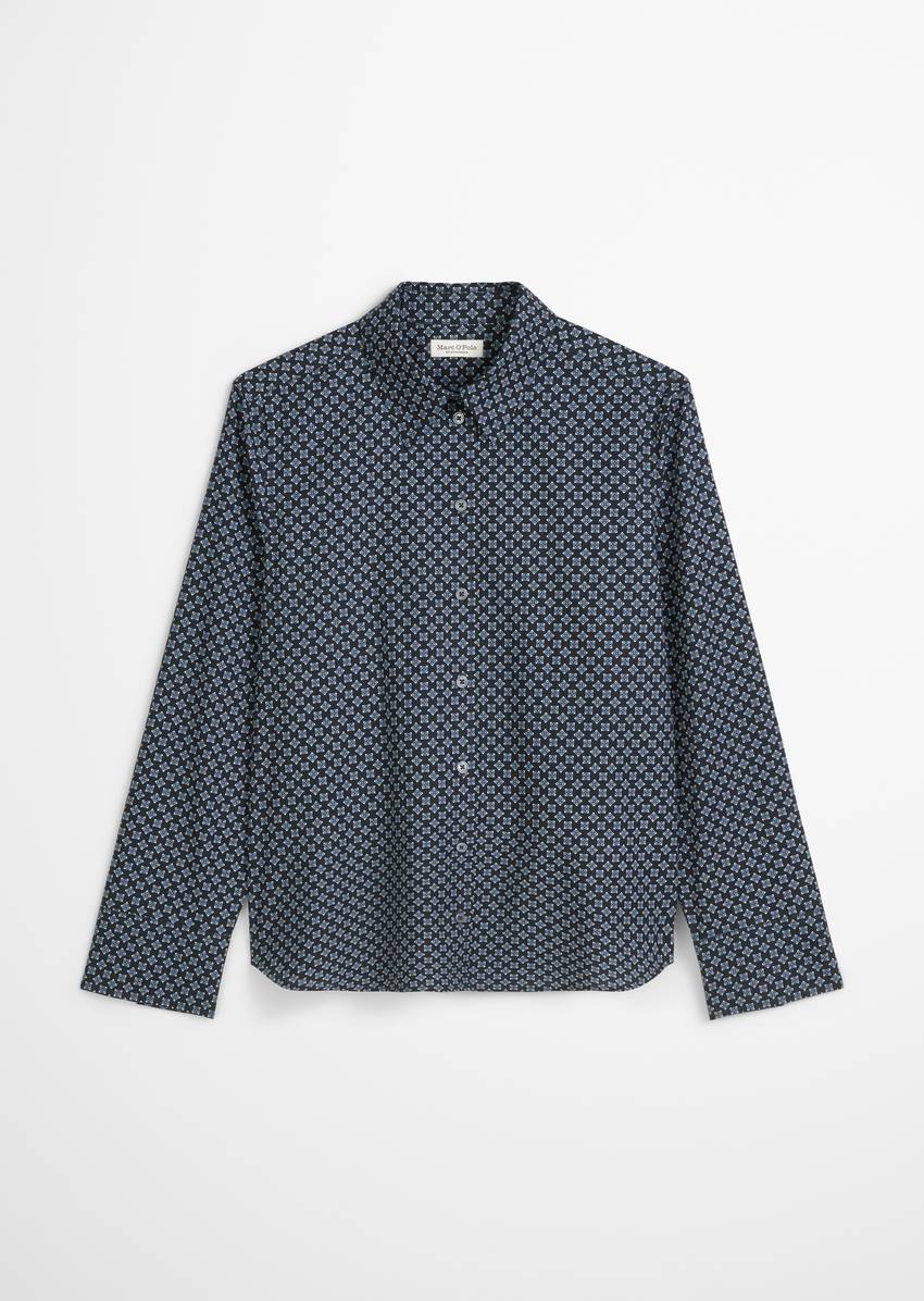 A-shape blouse made from papertouch poplin