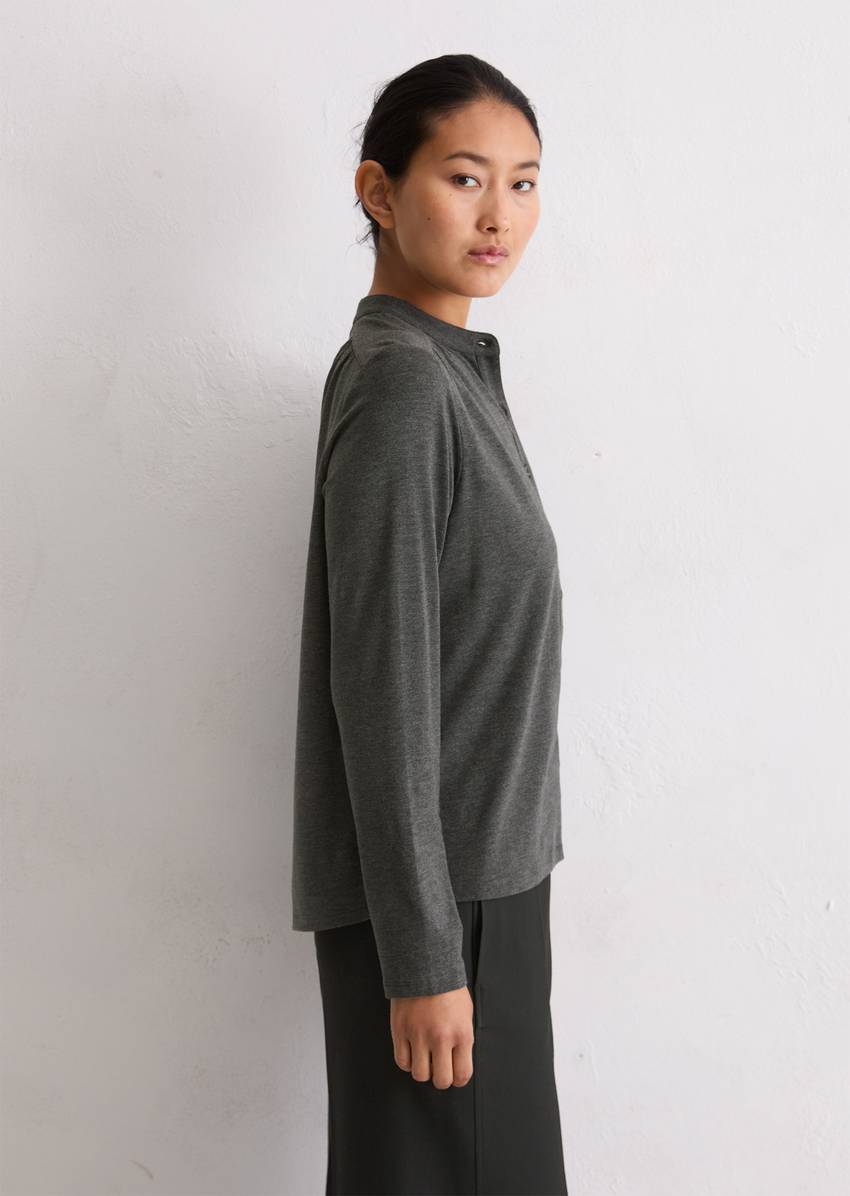 Relaxed jersey blouse with TENCEL™ Modal