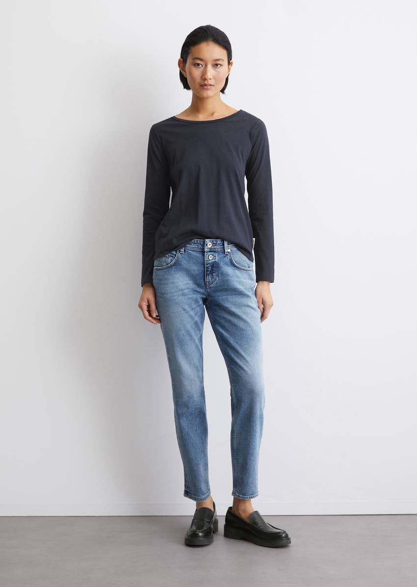 Longsleeve regular in organic cotton fabric