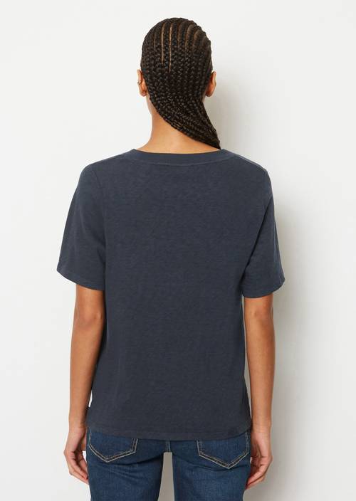 Loose slub jersey T-shirt made of soft organic cotton