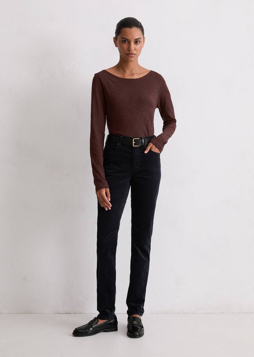 U-boat longsleeve regular made from organic cotton quality