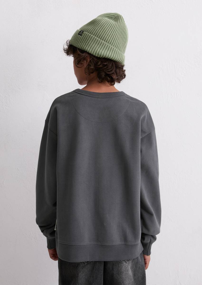 TEENS-BOYS sweatshirt made from pure organic cotton