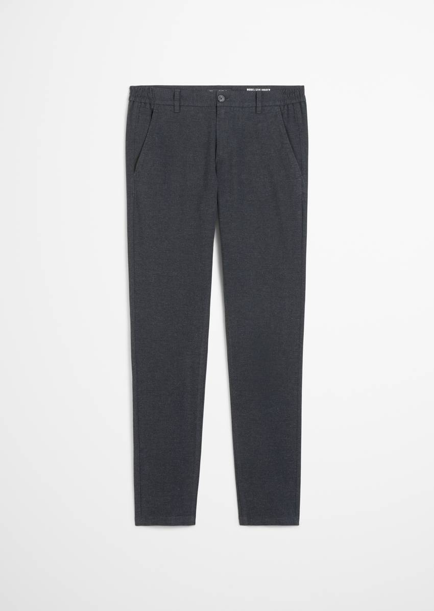 Chino model Stig shaped made from an organic cotton-lyocell mix