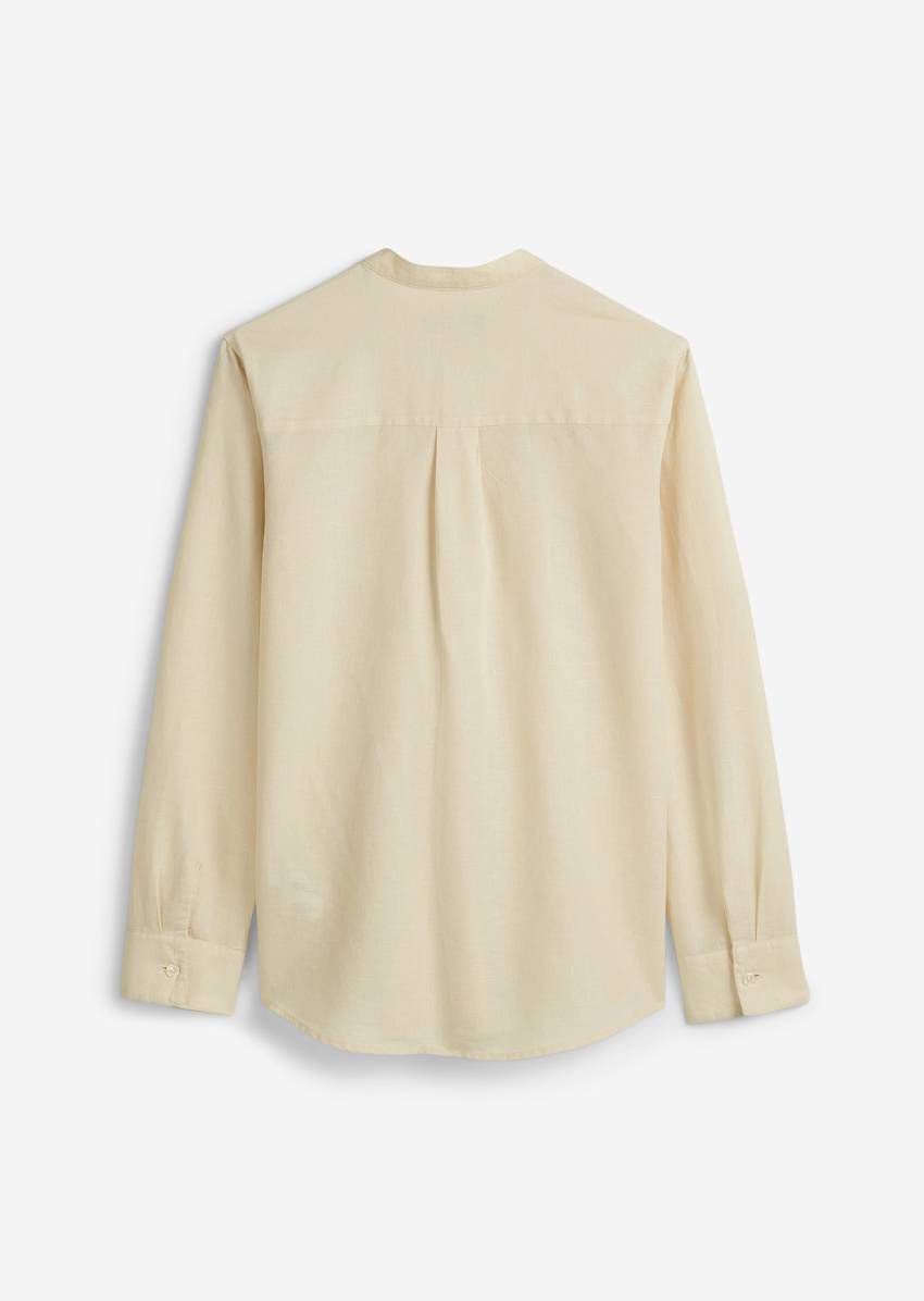 TEENS-BOYS shirt made from a cotton-linen blend