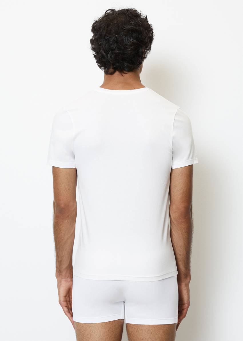 Lounge t-shirt with round neckline In set of 2