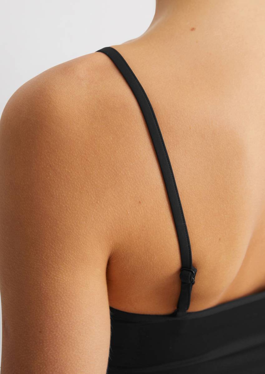 Lounge top with lace details