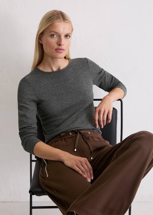 Longsleeve regular made from a TENCEL™ modal-cotton blend