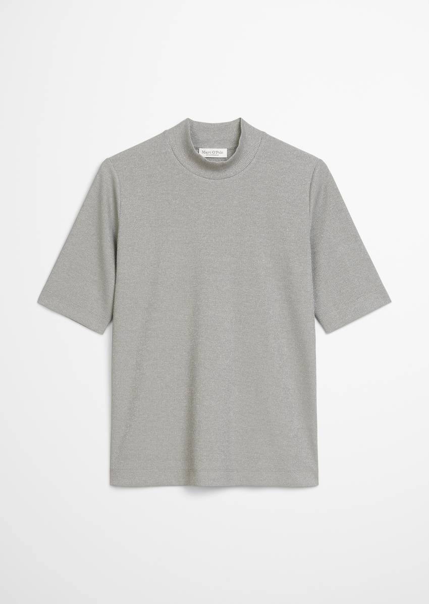 T-shirt regular with glitter yarn