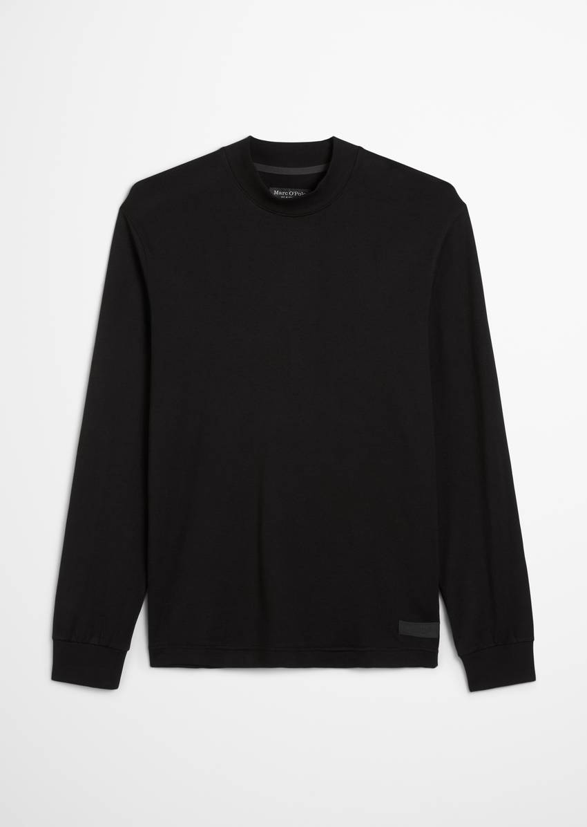 DfC stand-up collar longsleeve regular made from heavyweight organic cotton jersey