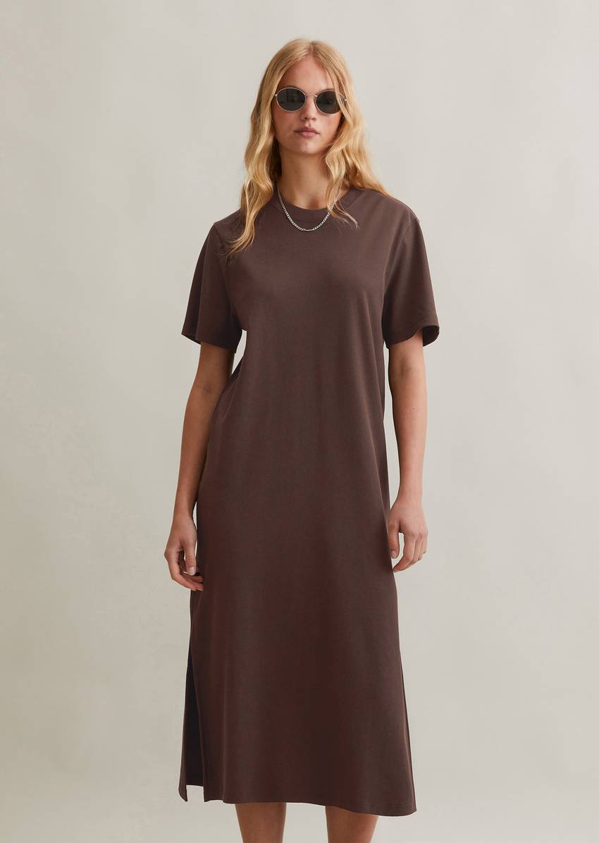 DfC jersey dress relaxed made from ribbed organic cotton