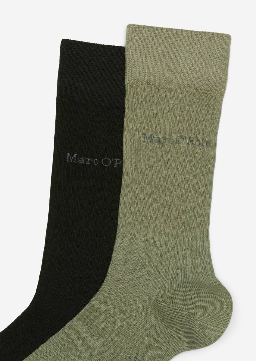 Ribbed socks Pack of two