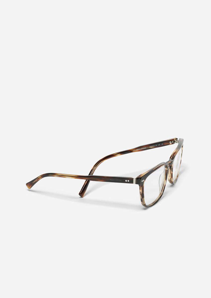 Men's glasses made from lightweight organic acetate